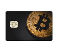 Autocollant Bitcoin pour Cartes de Crédit et Bancaires - Crypto, Grande Puce