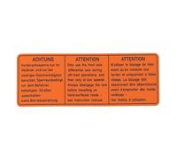 Autocollant blocage de différentiel pour Transporter Syncro 79 à 84