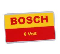 Autocollant BOSCH 6v pour VOLKSWAGEN Combi Split (1950-07/1967)