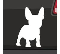 Autocollant bouledogue français 6 tailles 21 couleurs Bully français