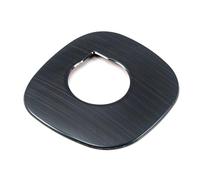 Autocollant Bouton Auto Compatible Avec Volvo Pour XC60 2018 2019 2020 2021 2022, Anneau De Logo De Volant, Cadre Décoratif, Garniture, Moulures Intérieures, Autocollant(Noir)