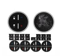 Autocollant Bouton Compatible Avec Acadia SLE SLT Pour Denali 2006 2007 2008 2009 2010 2011 2012 Autocollant Contrôle Central Climatisation Pour Bouton Voiture Réparation Climatisation PVC