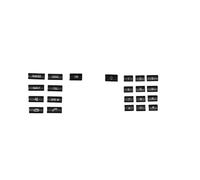 Autocollant Bouton Compatible Avec Benz E Class W212 2012 201 Autocollants Décoratifs Pour La Console Centrale Le Panneau CD Et Les Boutons