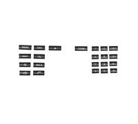 Autocollant Bouton Compatible Avec Benz E Class W212 2012 201 Autocollants Décoratifs Pour La Console Centrale Le Panneau CD Et Les Boutons