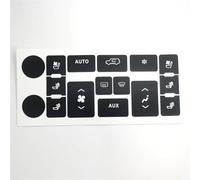 Autocollant bouton Compatible Avec Cadillac Pour Escalade Pour EXT Pour ESV 2007-2014 Autocollants De Réparation De Bouton De Contrôle Climatique Intérieur De Voiture