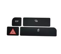 Autocollant Bouton Compatible Avec Pour A4 2004 2005 2006 Bouton De Commutation Flash Voiture Couvercle Support Verre Autocollants Bouton Réparation