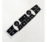 Autocollant bouton Compatible Avec Pour X6 E71 2008-2012 2013 2014 Bouton Commande Autocollant Kit Décalcomanie Réparation Contrôle Climatique Accessoires Voiture De Remplacement
