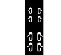 Autocollant Bouton Compatible Avec Tesla Pour Model For 3 Y 2017-2020 Pour Bouton D'ouverture De Porte Sortie Autocollants Fluorescents