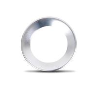 Autocollant Bouton Compatible Avec VW Pour Golf Pour Polo Pour CC 2011 2012 2013 2014 2015 2016 Emblème Volant Voiture Accessoires Garniture Décoration(Silver)