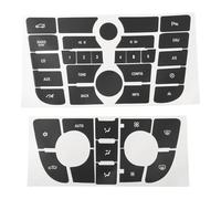 Autocollant Bouton Voiture Compatible Avec Opel Pour Astra Kit Réparation D'autocollants Boutons Internes Voiture Ensemble D'autocollants Réparation Boutons Internes Kit D'étiquettes Interrupteurs