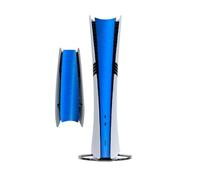 Autocollant central Film protecteur console pour PS5 Pro, Hôte Bande centrale Sticker Skin Sticker Autocollant de protection pour le centre (Bleu brossé)