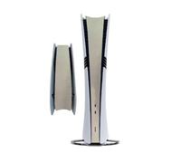 Autocollant central Film protecteur console pour PS5 Pro, Hôte Bande centrale Sticker Skin Sticker Autocollant de protection pour le centre (Argent)