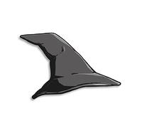 Autocollant chapeau de magicien gris LOTR pour ordinateur portable, voiture, ordinateur portable, 14 x 8,9 cm (couleur)