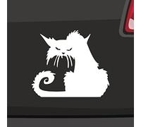 Autocollant chat Grumpy Cat - 6 tailles et 21 couleurs - Chat streuner