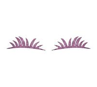 Autocollant Cils pour Phare de Voiture, Cils De Voiture avec Strass Scintillant, Rose Cils Autocollant De Voiture Décoratif, Universels Autocollants Personnalisés pour Voitures, 24,5cmx7,5cm