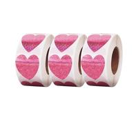 Autocollant Coeur 1 Pouce Étiquettes Petit Rouleau Auto-adhésif Pour Cartes Enveloppes Adhésif Coeur