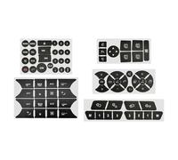 Autocollant Commande Compatible Avec Benz Pour LK Pour X204 Autocollants Bouton Intérieur Panneau Voiture Interrupteur Climatisation Autocollants Ensemble Réparation