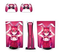 Autocollant Compatible Pour PS5 Skin Disc Edition Anime Console Et Contrôleur Vinyl Cover Skins Wraps Pour PS 5 Disc Version 94371 Autocollant De Protection