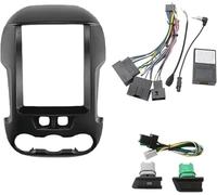 Autocollant console centrale Cadre d'autoradio pour Ford pour Ranger 2012-2015, garniture de panneau façade