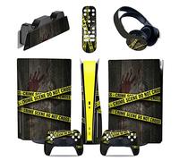 Autocollant Console Pour PS5 Disc Edition & Digital Edition Sticker Vinyl Decal Cover Pour Ps5 Controller & Charging Station & Headset & Media Remote 31516 Revêtement(Digital Edition)