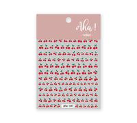 Autocollant Coréen Pour Les Ongles",1 Feuille,Blanc,Nuage,Bleu,3d,Étoile,Lune,Décalcomanie,Pur Crépuscule,Auto-Adhésif,Manucure,Curseur,"Accessoires Re -53 - Type Aha047