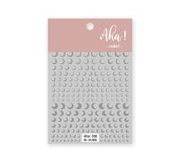 Autocollant Coréen Pour Les Ongles",1 Feuille,Blanc,Nuage,Bleu,3d,Étoile,Lune,Décalcomanie,Pur Crépuscule,Auto-Adhésif,Manucure,Curseur,"Accessoires Re -53 - Type [Aha058]-04
