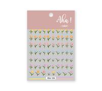 Autocollant Coréen Pour Les Ongles",1 Feuille,Blanc,Nuage,Bleu,3d,Étoile,Lune,Décalcomanie,Pur Crépuscule,Auto-Adhésif,Manucure,Curseur,"Accessoires Re -53 - Type Aha034
