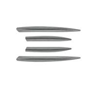 Autocollant Couverture Calandre Phare Antibrouillard, Cadre D'admission d'air Garniture Gril pour Mercedes pour Benz W177 LCi 2023+ A200 A35 pour AMG YTdhfDGJ(Argent)