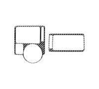 Autocollant Couverture Garniture Grille D'aération Gauche Droite Pour Voiture Pour VW Pour Golf 4 Pour Jetta Pour Bora MK4 R32 GTI 1999-2004(LHD)