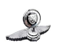 Autocollant Couvrant entièrement Le Logo de l'emblème Avant, Autocollant de Remplacement pour emblème de Voiture,pour Jaguar C-X16、E-Pace.,Black