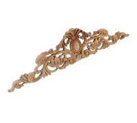 Autocollant d'angle avec cadre en bois - Figurines sculptées sur bois - Décoration d'intérieur vintage - Accessoires de meubles D