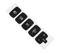 Autocollant d'autoradio Compatible Avec Fiat Pour Croma 2005 2006 2007 2008 2009 2010 2011 1 Ensemble D'autocollants De Réparation De Bouton Poussoir