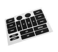 Autocollant d'autoradio Compatible Avec Golf Pour MK5 Et Pour Passat Autocollant De Réparation Pour Boutons, Bouton Usé, Accessoire D'intérieur, Style De Voiture