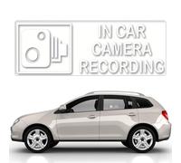 Autocollant d'avertissement de caméra, Autocollants de sécurité des véhicules pour la caméra, étanche PVC Camera Stickers Security Stickers-Auto DÉCORATIONS EXTERNIAUX Minivan, SUV, Moto, Camping-Car