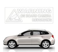Autocollant d'avertissement de caméra - Signalétique de sécurité pour véhicule, Sticker adhésif | Autocollants de protection auto-adhésifs pour voiture, Décoration extérieure pour mini-fourgonnettes,