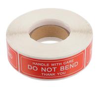 Autocollant D'avertissement D'emballage 1 Rouleau 500 Pcs Papier Rouge
