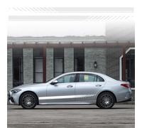 Autocollant De Bande De Capot De Voiture, Universels Auto Racing Body Side Stripe Decal Jupe De Toit De Capot Pare-Chocs Stripe Vinyle Modifié Decal Décoration pour Voitures SUV véhicules, Blanc