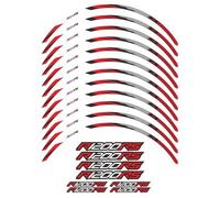 Autocollant de bord de roues Autocollant De Roue De Moto 17 Pouces Pour B&MW R1200RS R1200 R 1200 RS 1200RS LC 2015 - 2018 Ensemble D'autocollants De Moyeu De Bande De Pneu De Jante Autocollants de ro