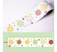 Autocollant De Bordure Auto-Adhésif En Pvc, Film Décoratif De Taille Pour Chambre D'enfant, Papier Peint Imperméable Pour Carrelage De Cuisine Et Salle De Bains