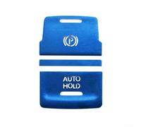Autocollant de bouton de frein à main, coque de commutateur de maintien automatique compatible avec Golf 7 7.5 MK7 2015-2019, garniture de décalcomanie de frein de stationnement (bleu)