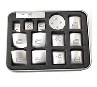 Autocollant de bouton de tableau de bord Compatible Avec Benz Pour C300 2008, 2009, 2010, 2011, 2012, 2013, 2014 Et Pour C400 2005 Les Modèles Autocollants De Réparation Pour Bouton De Lève-vitre