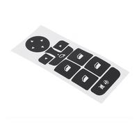 Autocollant de bouton de tableau de bord Compatible Avec C4 Pour Grand Autocollants De Bouton De Lève-vitre De Porte De Voiture Autocollant Intérieur De Voiture Autocollant De Bouton Intérieur