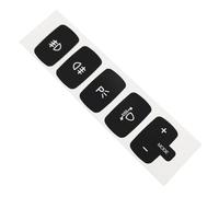 Autocollant de bouton de tableau de bord Compatible Avec Fiat Pour Croma 2005 2006 2007 2008 2009 2010 2011 Autocollant De Réparation De Bouton Poussoir De Feu Antibrouillard