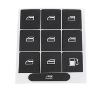 Autocollant de bouton de tableau de bord Compatible Avec Passat Pour B6 Autocollants Pour Boutons De Lève-vitre De Portière De Voiture, Interrupteur, Accessoires De Décoration Intérieure