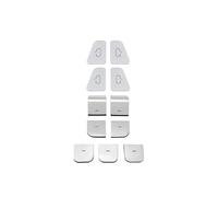 Autocollant de bouton de tableau de bord Compatible Avec Tesla Pour Model-3 2017, 2018, 2019, 2020, 2021, 2022, 2023 Autocollant Pour Boutons De Lève-vitre,