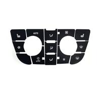 Autocollant de bouton de tableau de bord Compatible avec Vauxhall pour GTC pour Meriva-B 2009 2010 2011 2012 2013 2014 2015 Autocollant de réparation de panneau climatique(color1)