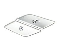 Autocollant de Bouton LHD Voiture Porte Serrure Déverrouiller Bouton Commutation Paillettes Réparation Autocollant Compatible Avec Mercedes Pour Benz Pour GLC Classe X253 2016 2017 2018 2019