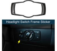Autocollant De Cadre De Coque De Porte Pour Bmw SšŠrie 3 E90 E92 E93 2005-2012 DšŠcoration D'IntšŠrieur Autocollant En Fibre De Carbone Noir 1 Piššce