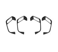 Autocollant De Cadre De Garniture De Poignée De Porte Intérieure De Style De Voiture Accessoires D'intérieur Chromés Pour Q3 F3 2019 2020-2023 FIXCOR(Stainless black)