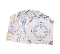 Autocollant de Carrelage 15X15cm, 24 Pièces, Autocollant Mural Rétro Auto-adhésif étanche et Résistant à L'huile pour la Maison, la Salle de Bain et la Cuisine (HZ037)